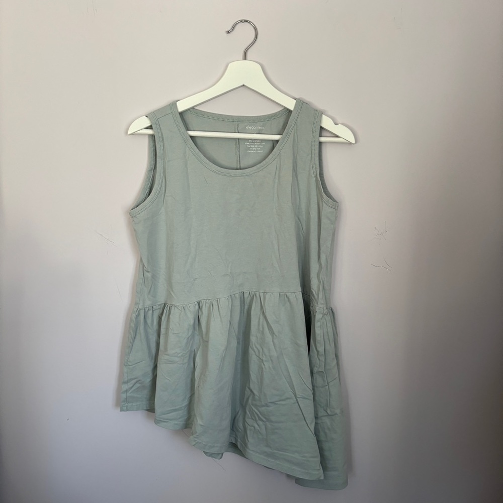Elegantees Ruffle Tank Top